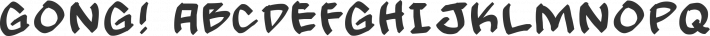 Gong! font family by Nyek! Pinoy Komik Fonts