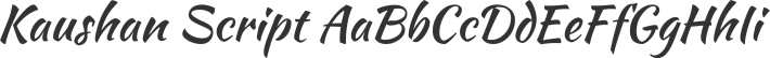 Kaushan Script font family by Impallari Type