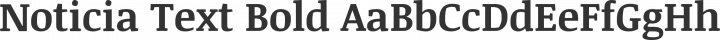 Noticia Text Bold free font