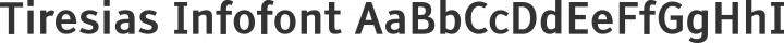 Tiresias Infofont Regular free font