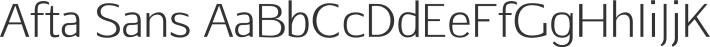 Afta Sans font family by Oriol Esparraguera