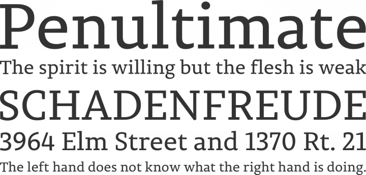 Permian Slab Font Phrases