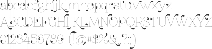 ZnikomitNo24 Font Specimen