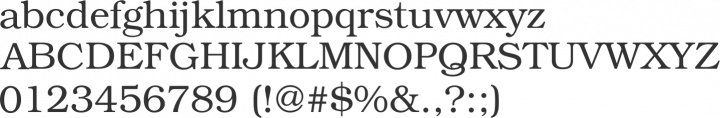 TeX Gyre Bonum Font Specimen