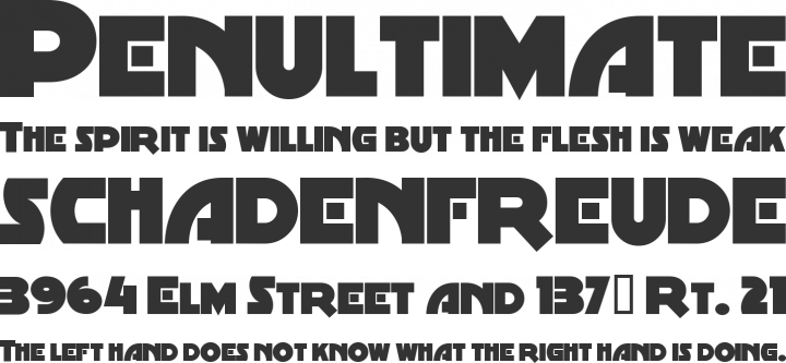MinstrelPoster Font Phrases