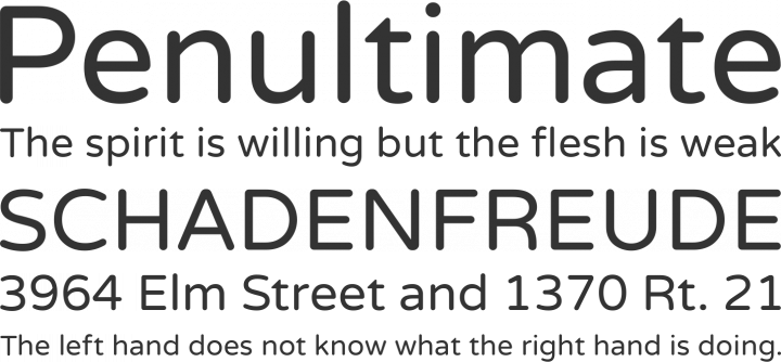 Varela Round Font Phrases