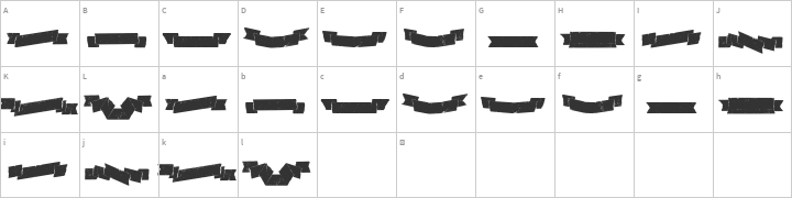 Adhesive Nr. Seven Glyph Map