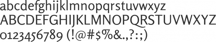 Rosario Font Specimen