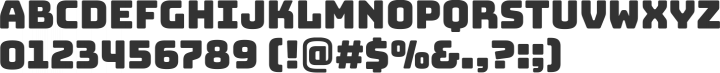 Bungee Font Specimen