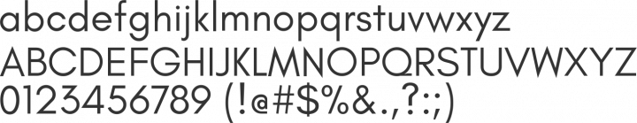 Glacial Indifference Font Specimen