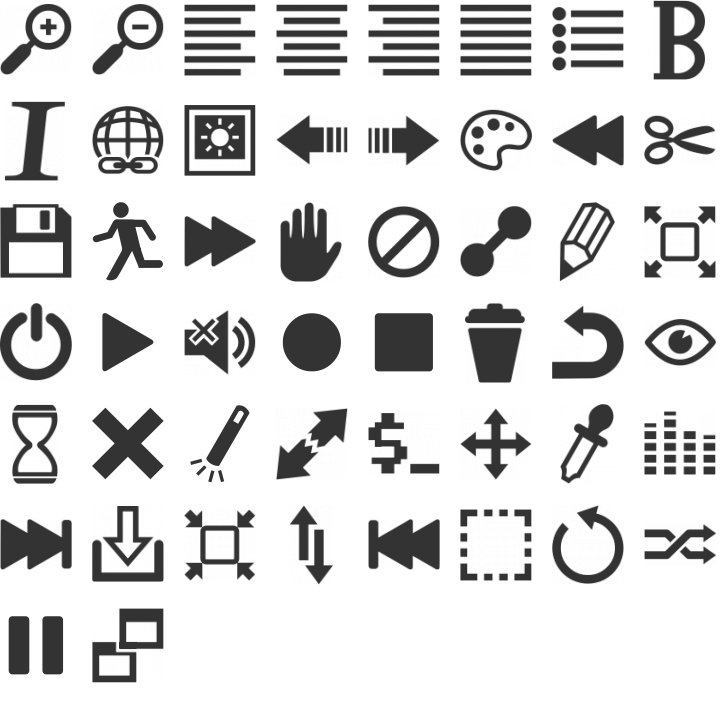 Heydings Controls Dingbat Font Specimen