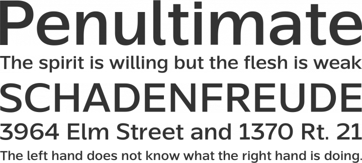 Global Font Phrases