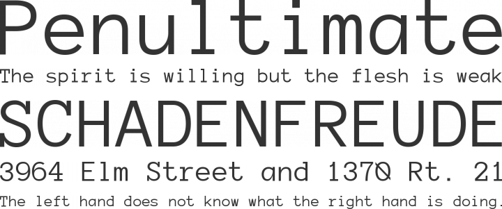 Anonymous Font Free by Mark Simonson » Font Squirrel