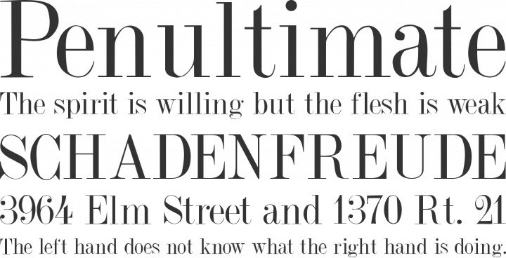 Dubiel Font Phrases