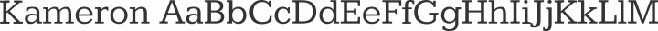 Kameron Regular free font