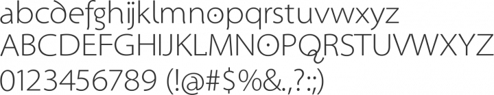 Santana Font Specimen