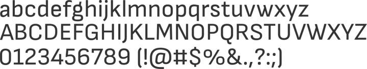 Attractive Font Specimen