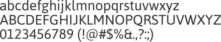 Asap Font Specimen