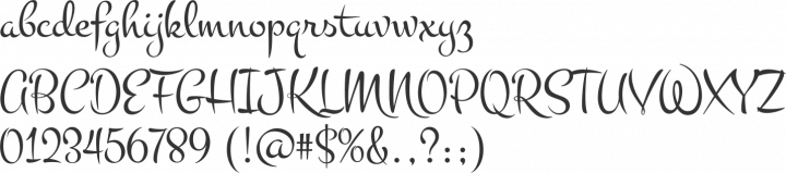 Montez Font Specimen