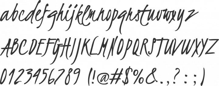 Kristi Font Specimen