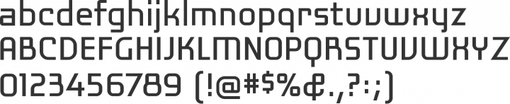 Laconic Font Specimen