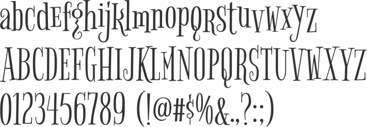 Bigelow Rules Font Specimen