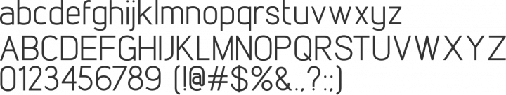 Lintel Font Specimen