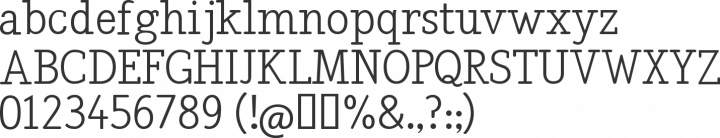 Nadia Serif Font Specimen