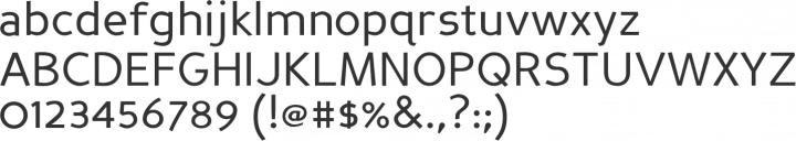Perspective Sans Font Specimen