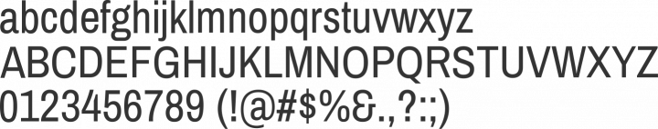 Archivo Narrow Font Specimen