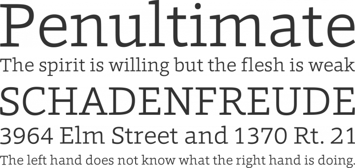 Foro Font Phrases