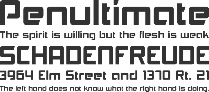 Akashi Font Phrases