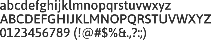 Asap Symbol Font Specimen