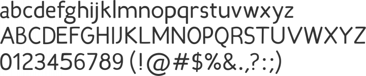 Candela Font Specimen