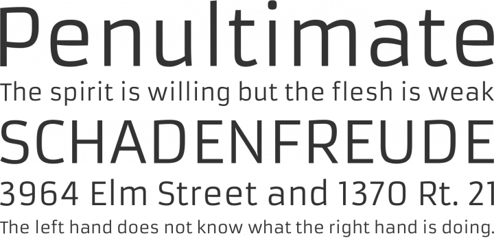Armata Font Phrases
