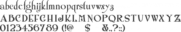 Shangri La Font Specimen