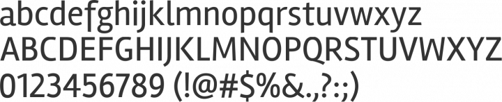 Rambla Font Specimen