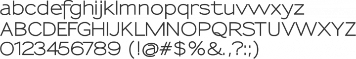 Sansumi Font Specimen