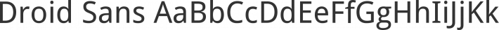 Droid Sans font family by Google Android