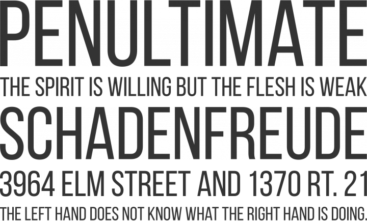 Bebas Neue Font Phrases