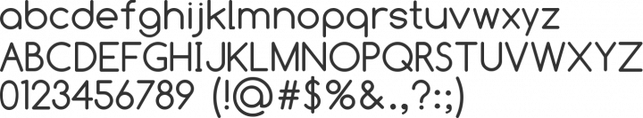 Comfortaa Font Specimen