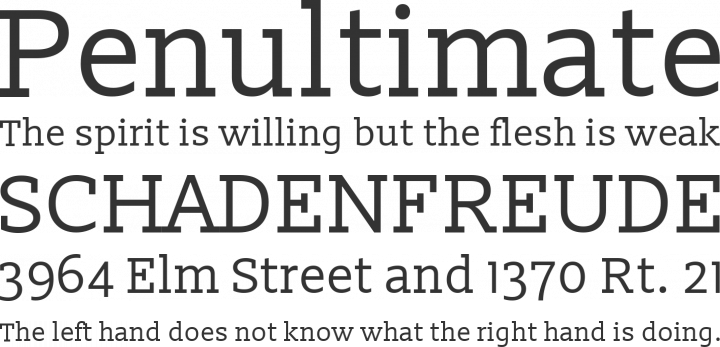 Slabo Font Phrases
