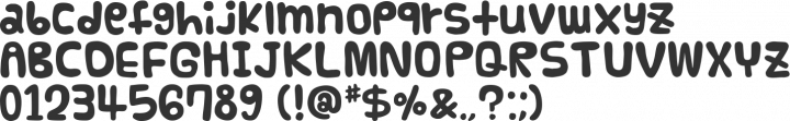 Vanilla Font Specimen
