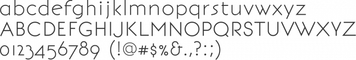 BonvenoCF Font Specimen