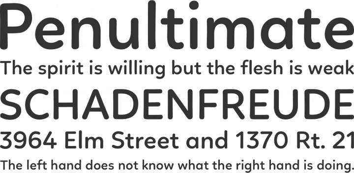 Linotte Font Phrases