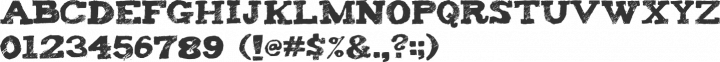 Tiza Font Specimen