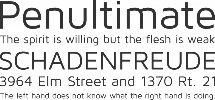 Maven Pro Font Phrases