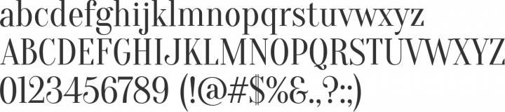 Oranienbaum Font Specimen