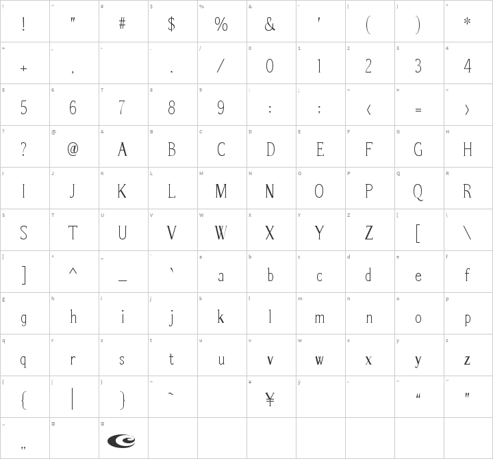 Spirequal Light Glyph Map