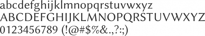 Linux Biolinum Font Specimen